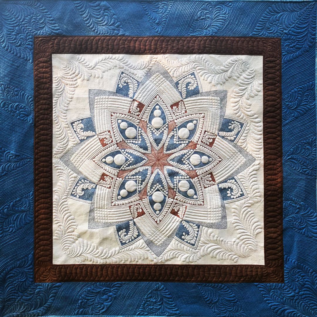 Lotus Whole Cloth Quilt Pattern (pdf)
