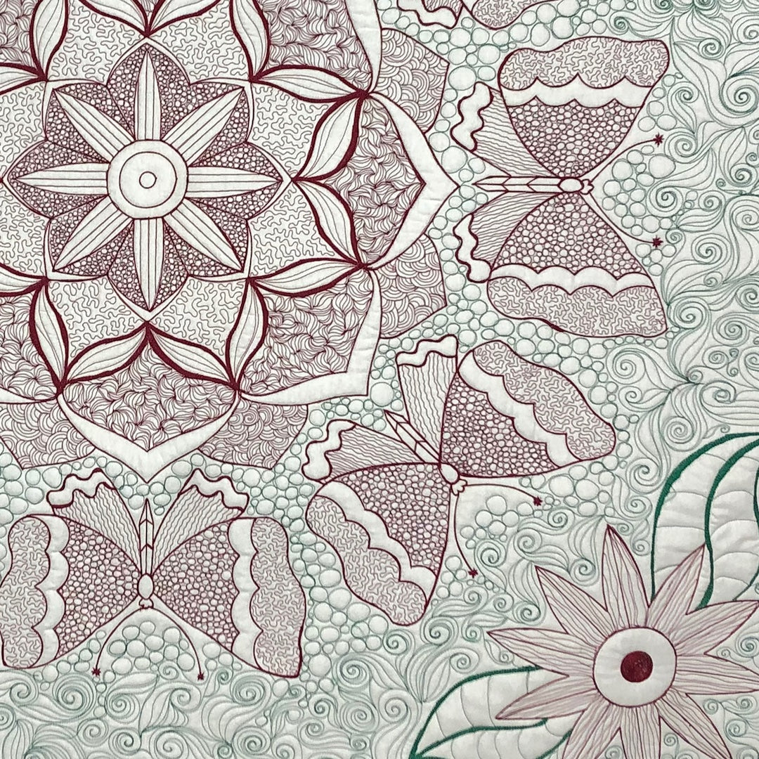 Spring Whole Cloth Quilt Pattern (pdf)