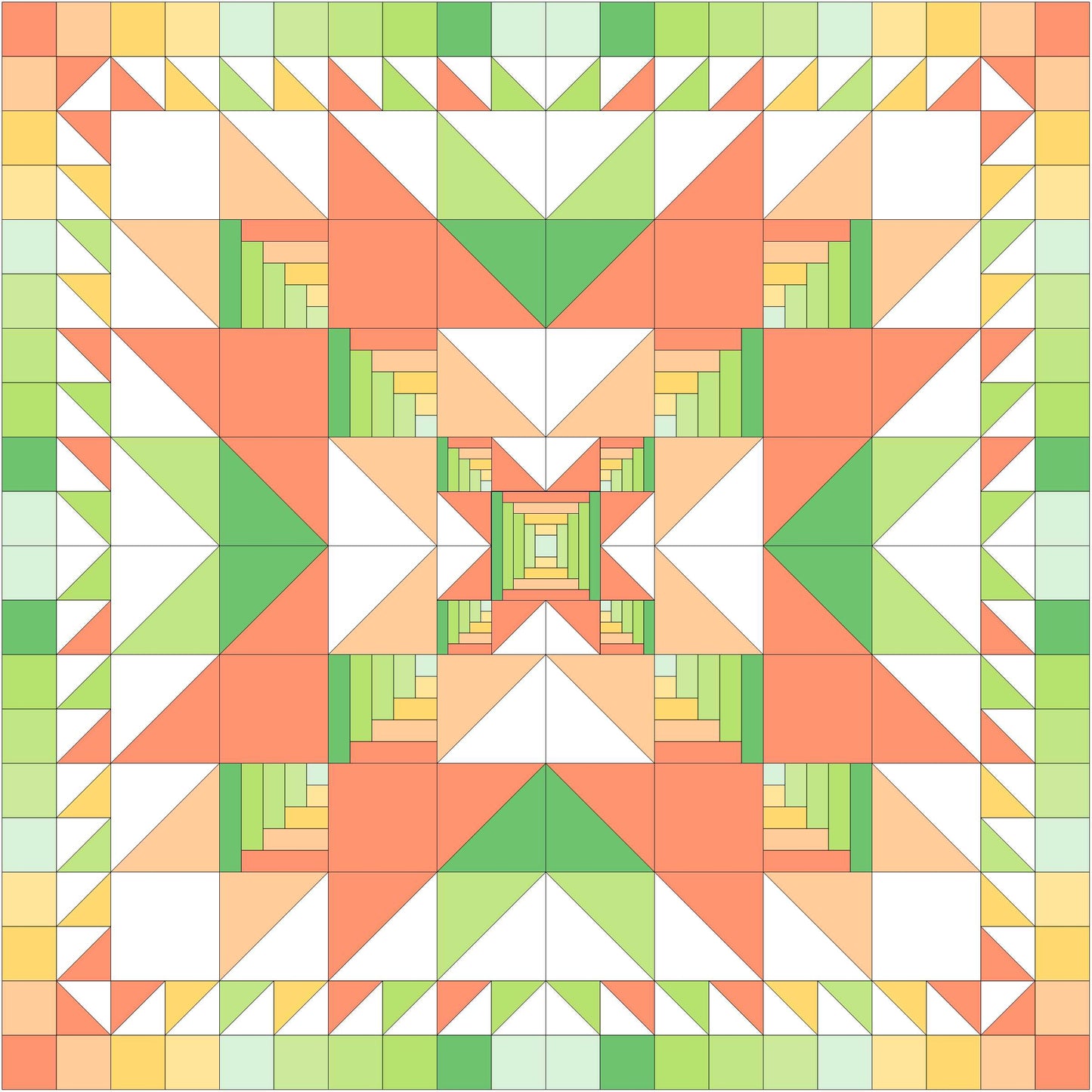 Supernova Quilt Pattern (pdf)