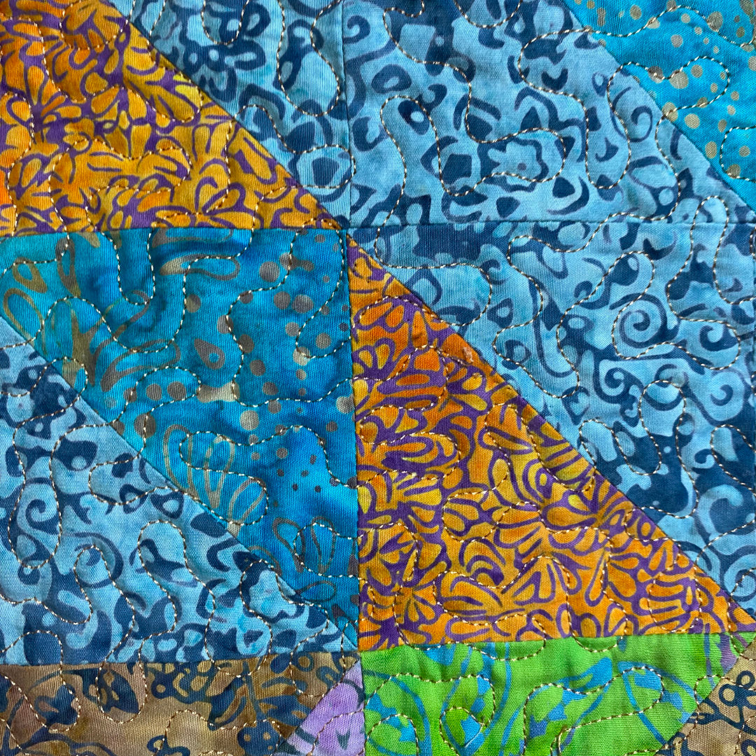 Batik Quilt 178 x 178 cm (70x70")