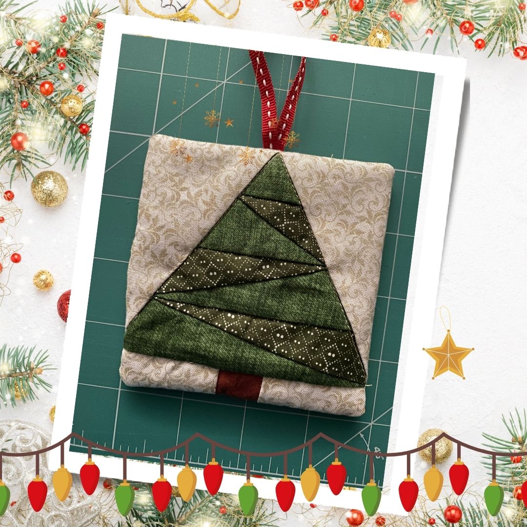 Foundation Paper Piecing Kit - Two Xmas Ornaments