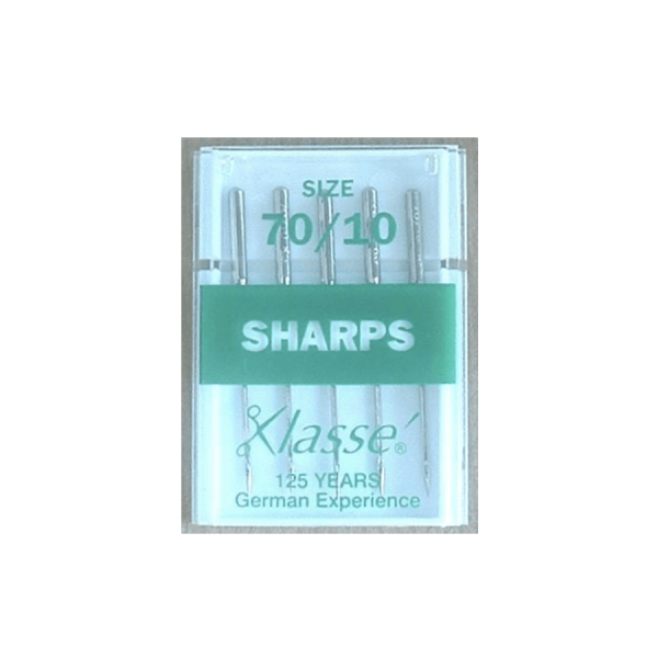 Klassé Machine Needles - Sharps 70/10