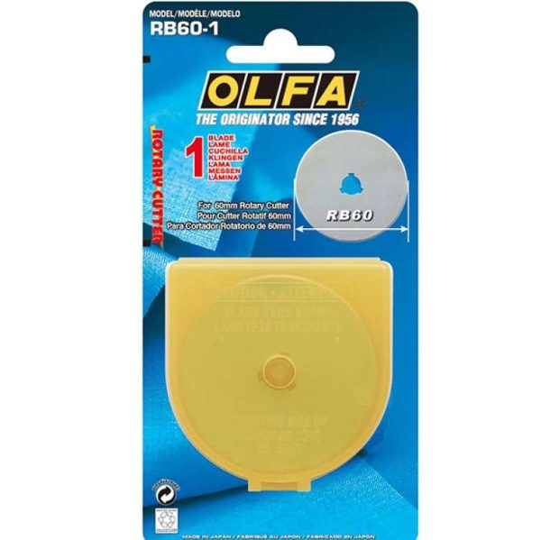 OLFA® Rotary cutter blade RB60-1, 60mm