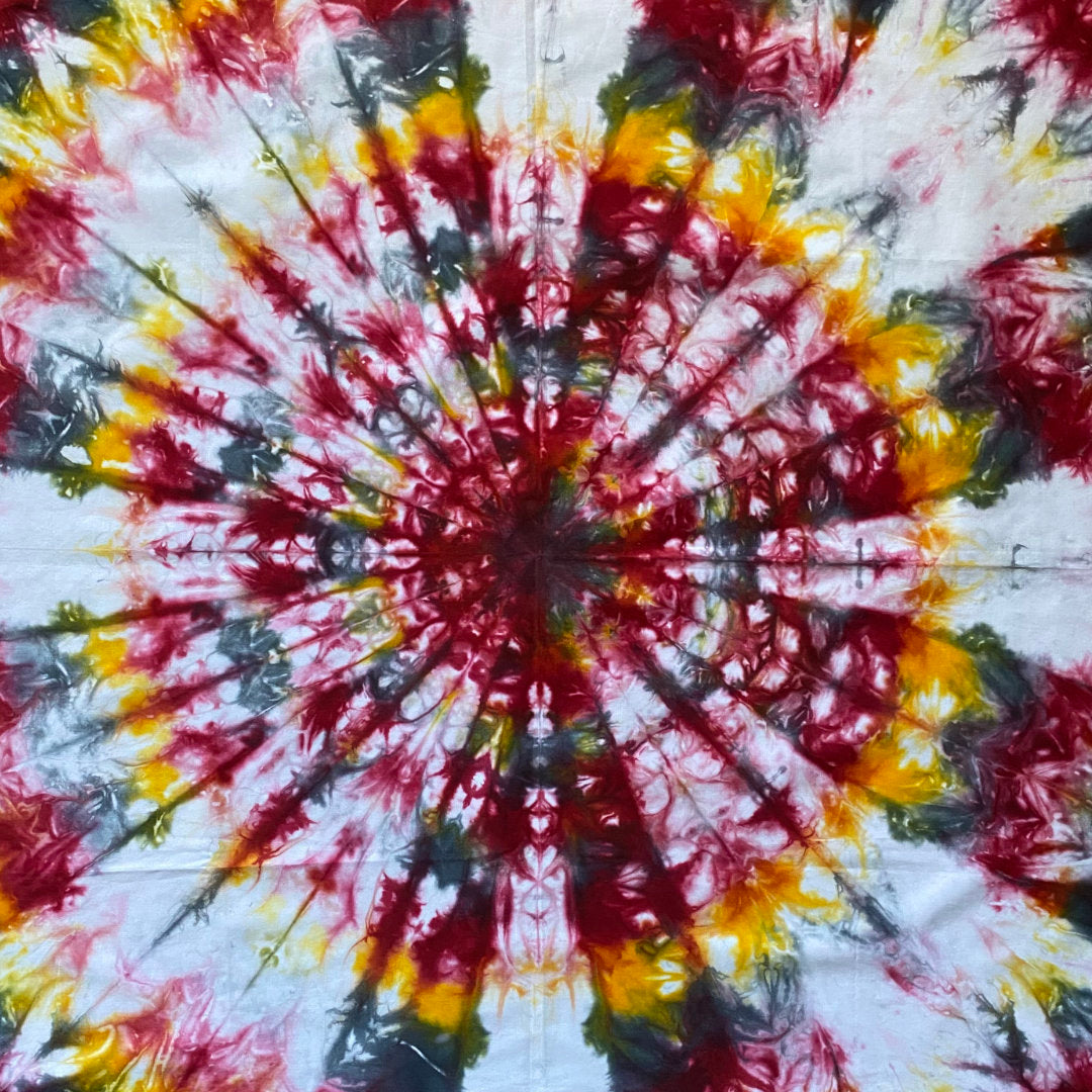 Tie-Dyed Cotton Panel (70 x 70 cm) - Dart