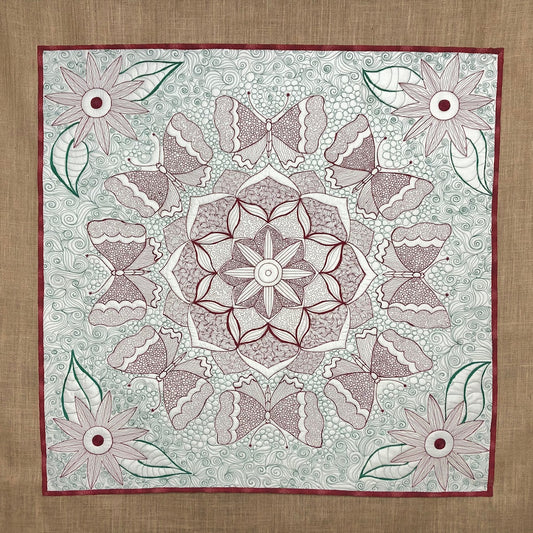 Spring Whole Cloth Quilt Pattern - pdf