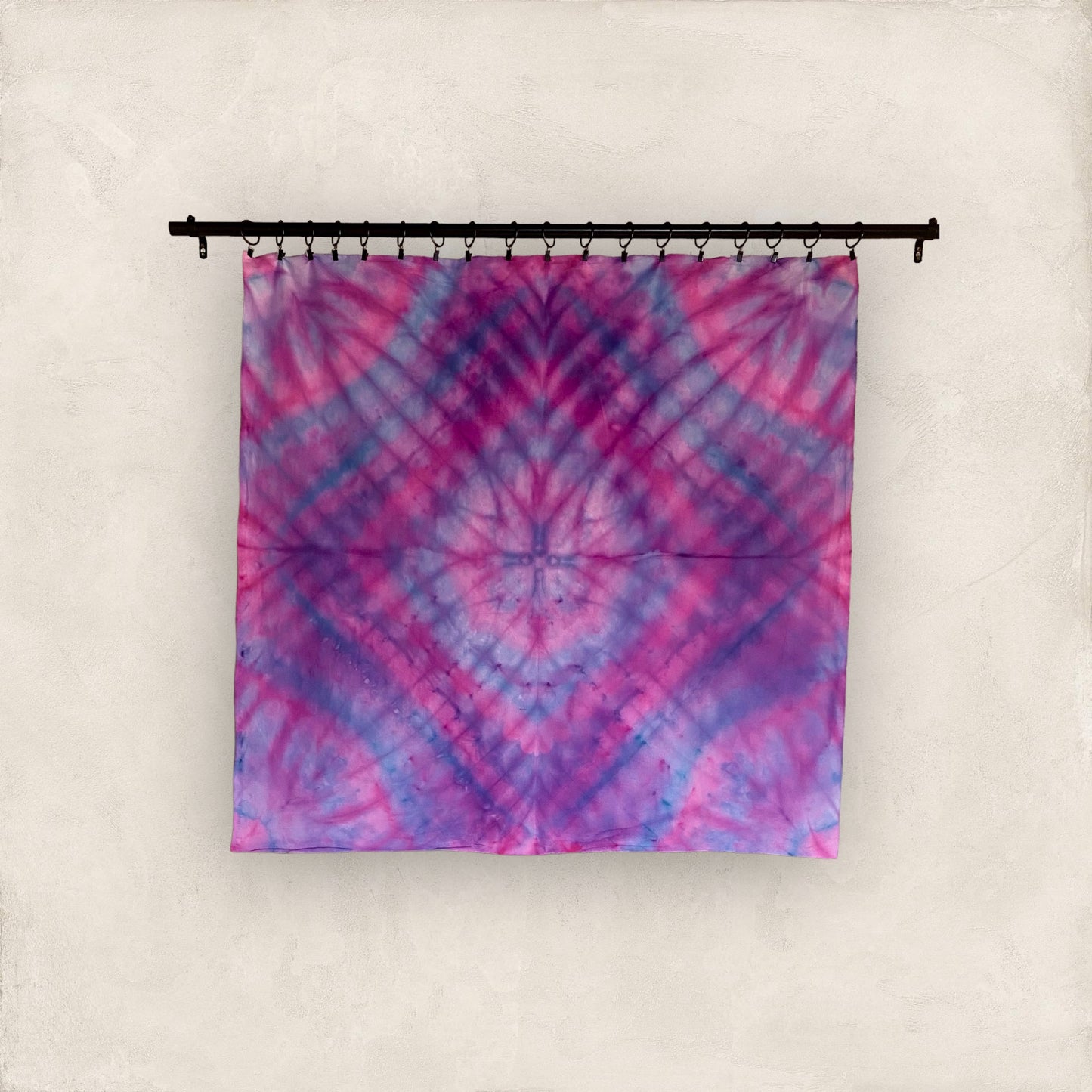 Ice-dyed Panel Violet 120 x 120 cm (47x47")