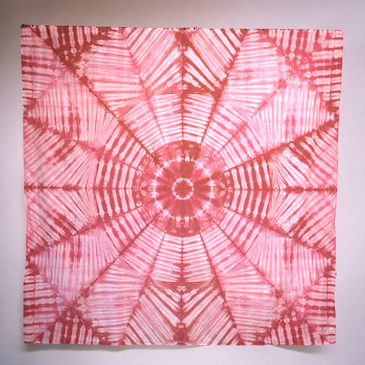 Zebra panel 240 x 240 cm (95x95") - Red